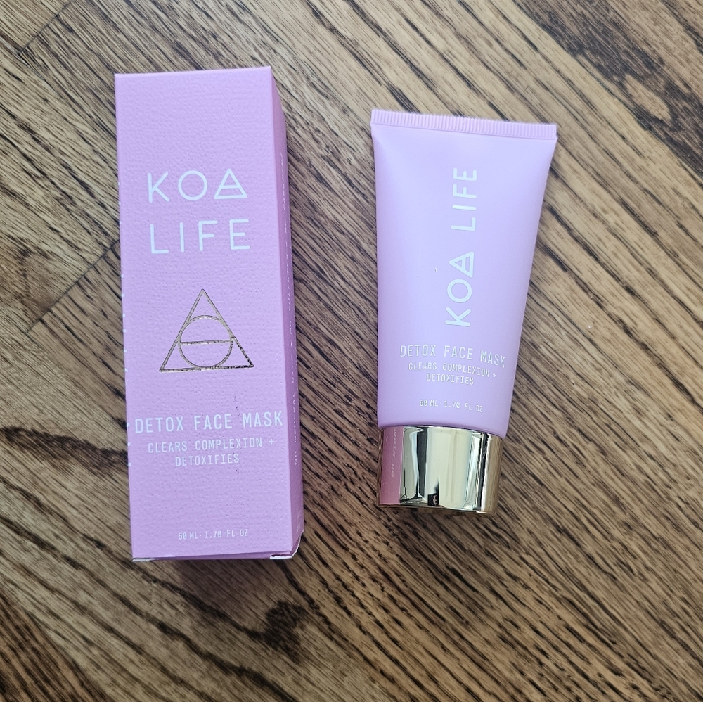 Koa Life - DETOX FACE MASK - Clears Complexion & Detoxifies - 50ml/1.7 OZ. NIB